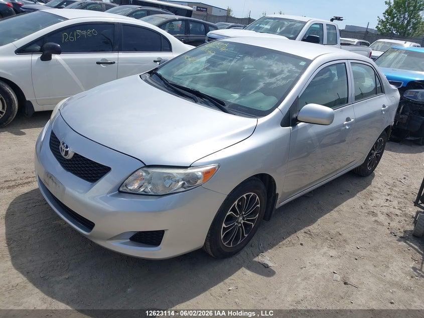 2009 Toyota Corolla, Rear, IAAI, VIN 2T1BU40E39C065640 — photo 2