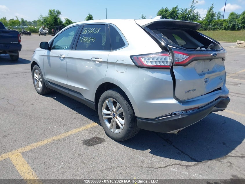 Vin: 2fmpk4j88hbb84890, lot: 3058688, ford edge sel 20173