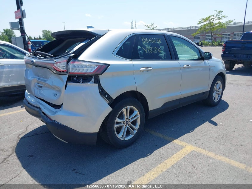 Vin: 2fmpk4j88hbb84890, lot: 3058688, ford edge sel 20174