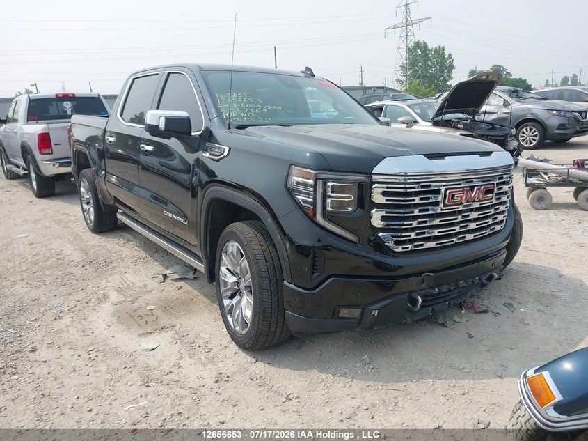 2024 GMC Sierra 1500, Удар спереди, IAAI, VIN 1GTUUGE85RZ217260
