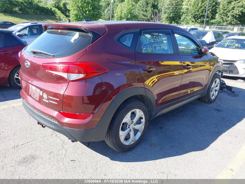 Vin: km8j23a43gu172703, lot: 3058727, hyundai tucson 20164