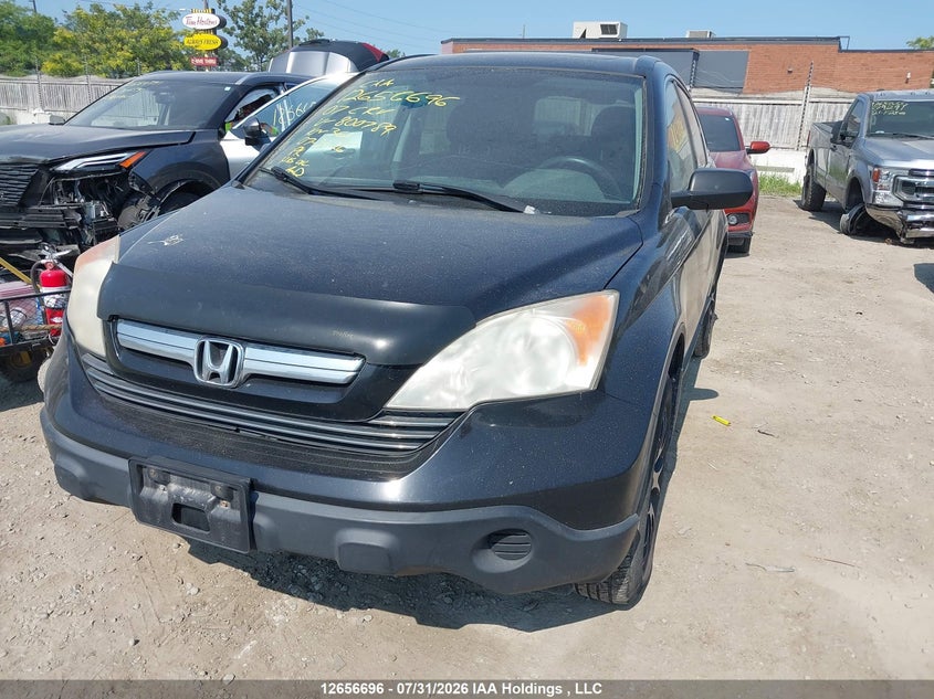 2007 Honda Cr-V Ex, Левый зад, IAAI, VIN 5J6RE485X7L800789 — фото 2