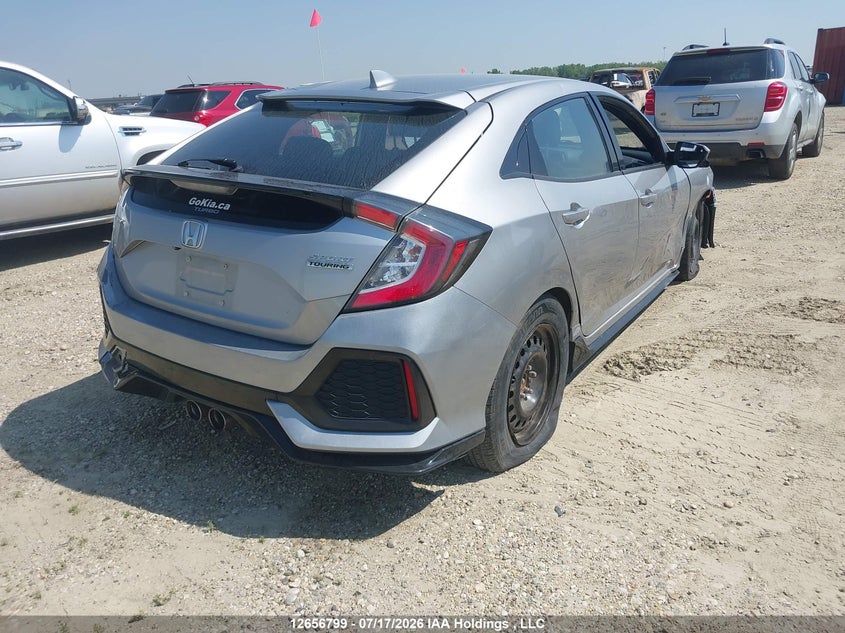 Vin: shhfk7h9xju307029, lot: 3058871, honda civic sport touring 20184