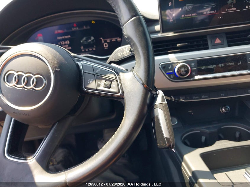 2020 Audi A5 2.0T Progressiv VIN: WAUFNCF54LA015239 Lot: 12656812