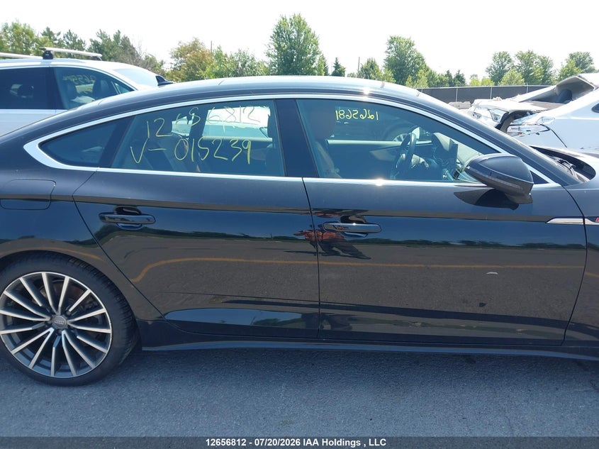 2020 Audi A5 2.0T Progressiv VIN: WAUFNCF54LA015239 Lot: 12656812