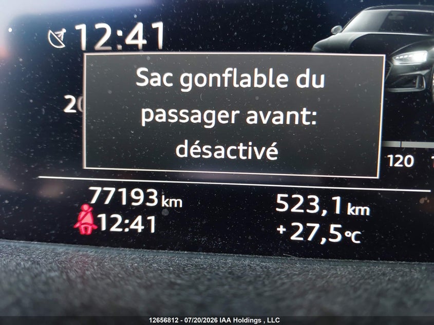2020 Audi A5 2.0T Progressiv VIN: WAUFNCF54LA015239 Lot: 12656812