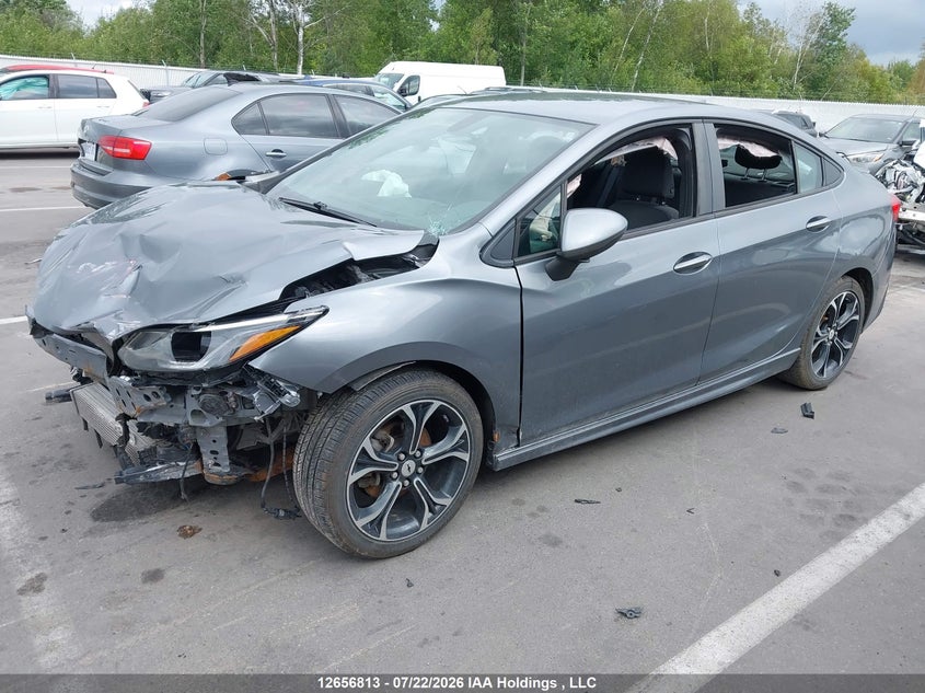 Vin: 1g1be5sm1k7127432, lot: 3058885, chevrolet cruze lt 20192