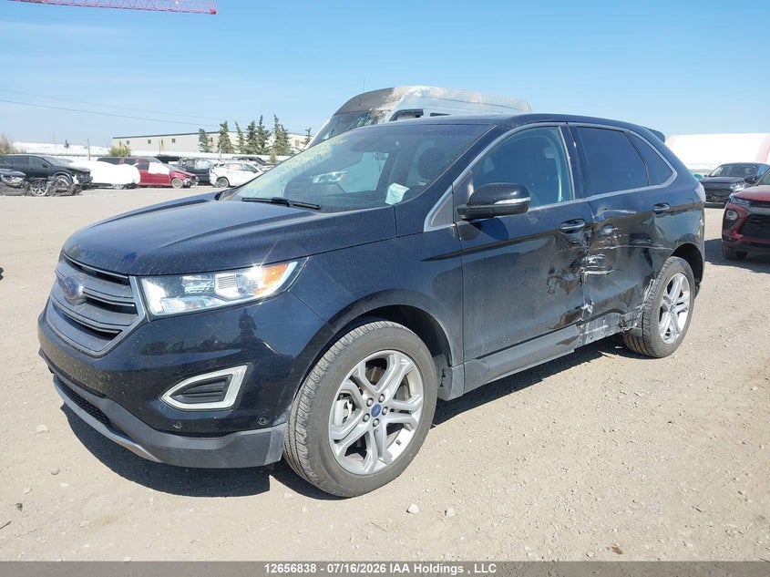 Vin: 2fmpk4k81hbc38528, lot: 3058910, ford edge titanium 20172