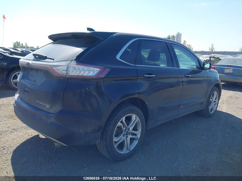 Vin: 2fmpk4k81hbc38528, lot: 3058910, ford edge titanium 20174