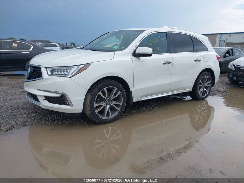 2019 Acura MDX, Викрадення, IAAI, VIN 5J8YD4H81KL804741 — фото 2