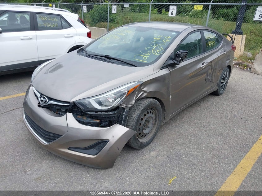 Vin: 5npdh4ae5eh489890, lot: 3059025, hyundai elantra gl 20142