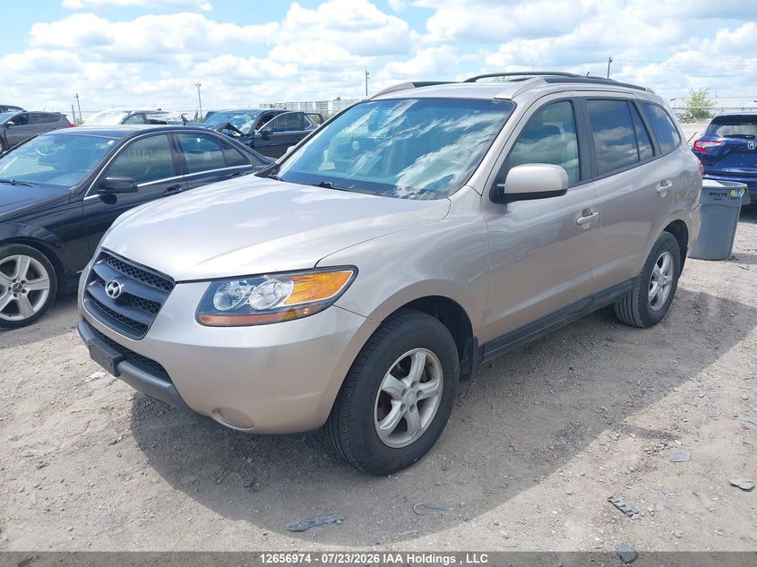 2007 Hyundai Santa Fe, Удар сзади, IAAI, VIN 5NMSG13E17H007924 — фото 2