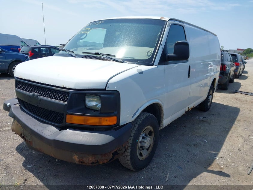 2007 Chevrolet Express, Front, IAAI, VIN 1GCGG25V071204649 — photo 2