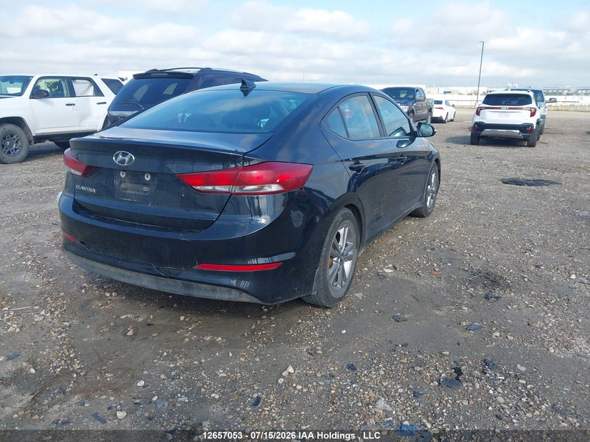Vin: kmhd84lf0hu129759, lot: 3059146, hyundai elantra gl 20174