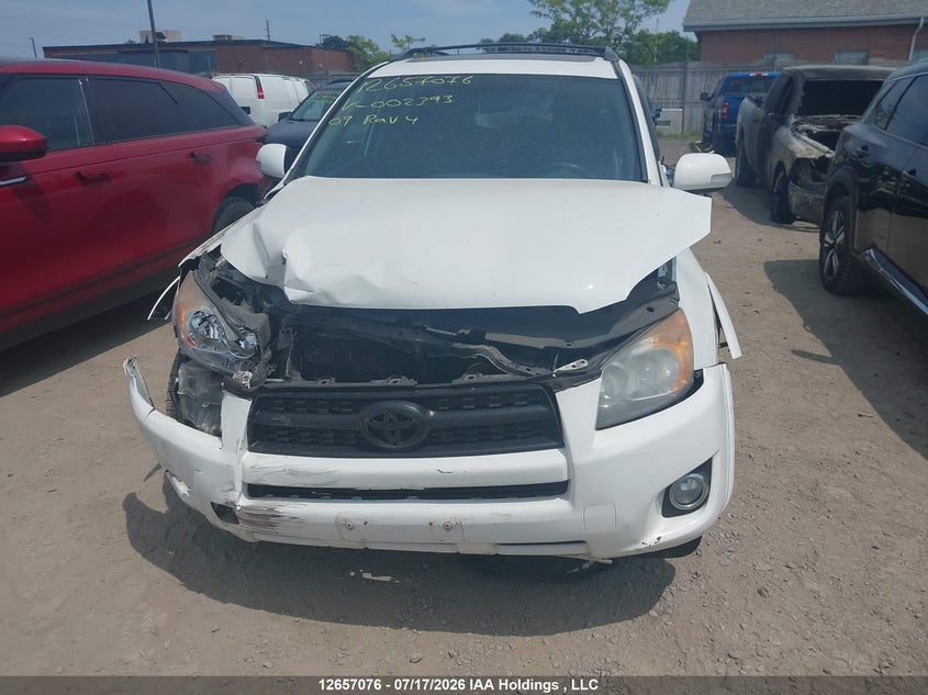 2009 TOYOTA RAV 4 SPORT UTILITY VEHICLE 2.5L I-4 DOHC, VVT, 179HP