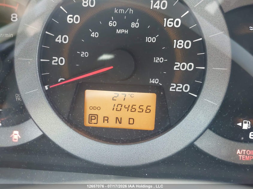 2009 TOYOTA RAV 4 SPORT UTILITY VEHICLE 2.5L I-4 DOHC, VVT, 179HP