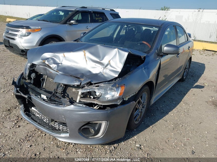 2016 Mitsubishi Lancer, Front, IAAI, VIN JA32U2FU0GU603812 — photo 2