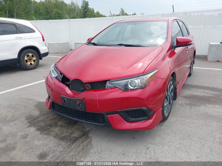 Vin: jtnkarje9gj515504, lot: 3059202, scion im 20162