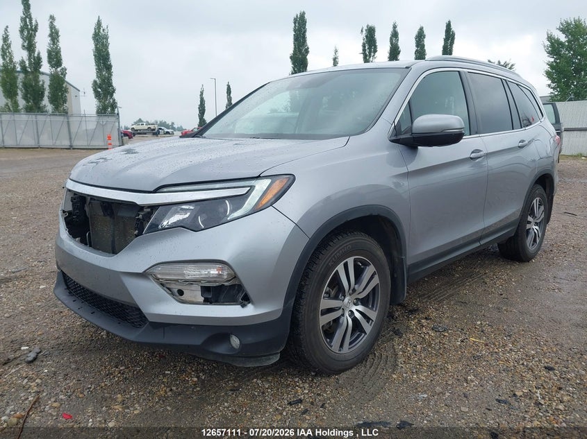 2017 Honda Pilot, Удар спереди, IAAI, VIN 5FNYF6H78HB505979 — фото 2
