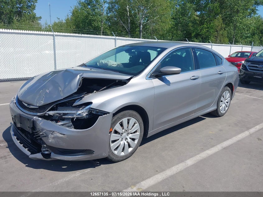 Vin: 1c3cccfb0fn550006, lot: 3059230, chrysler 200 lx 20152