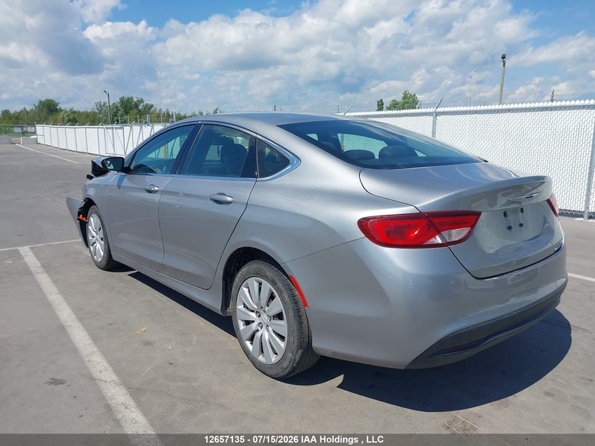 Vin: 1c3cccfb0fn550006, lot: 3059230, chrysler 200 lx 20153
