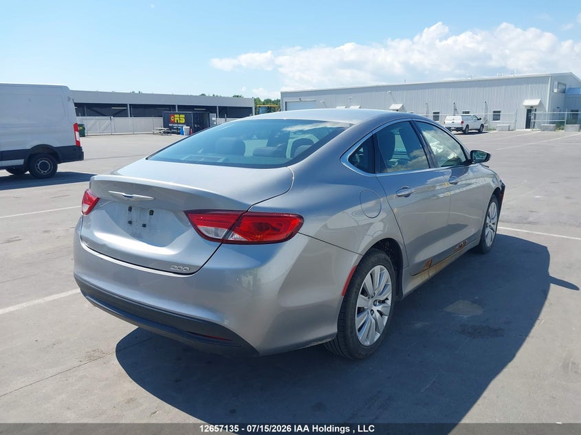 Vin: 1c3cccfb0fn550006, lot: 3059230, chrysler 200 lx 20154