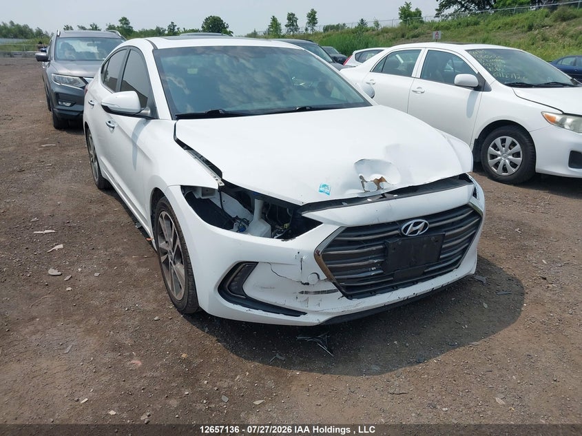 Vin: kmhd84lf7ju679031, lot: 3059231, hyundai elantra limited 2018 img_1