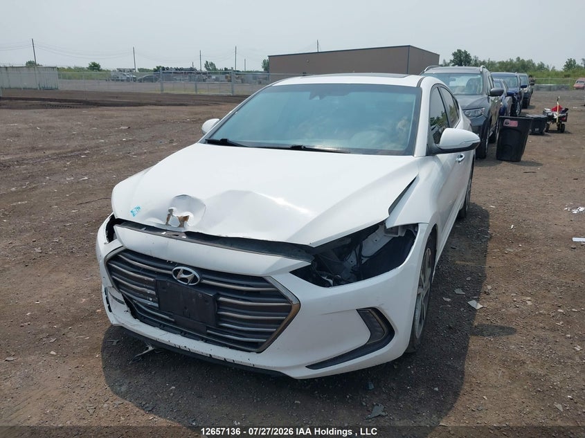 Vin: kmhd84lf7ju679031, lot: 3059231, hyundai elantra limited 20182