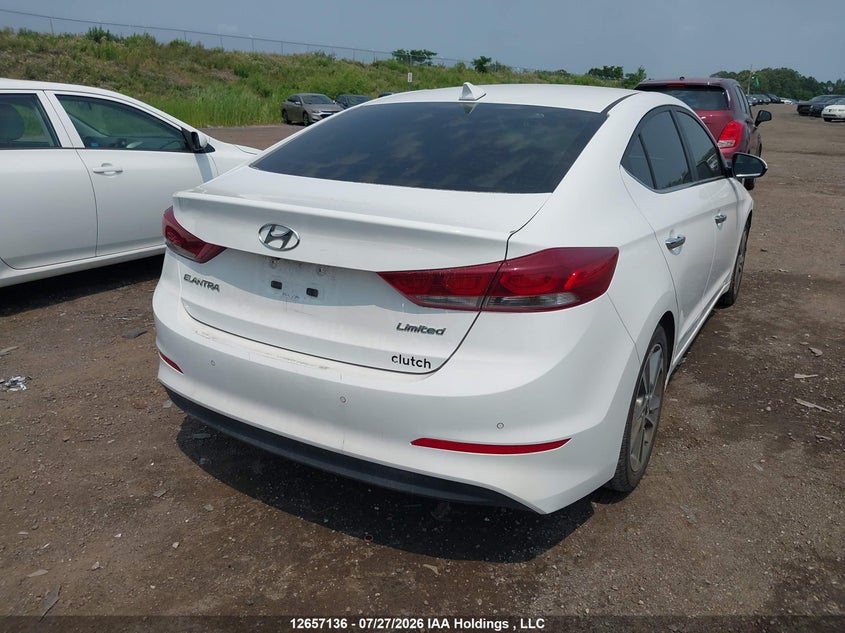 Vin: kmhd84lf7ju679031, lot: 3059231, hyundai elantra limited 20184