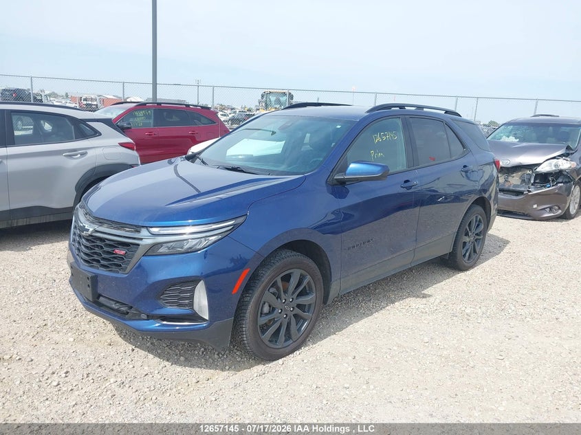 2022 Chevrolet Equinox Rs VIN: 2GNAXWEV3N6122493 Lot: 12657145