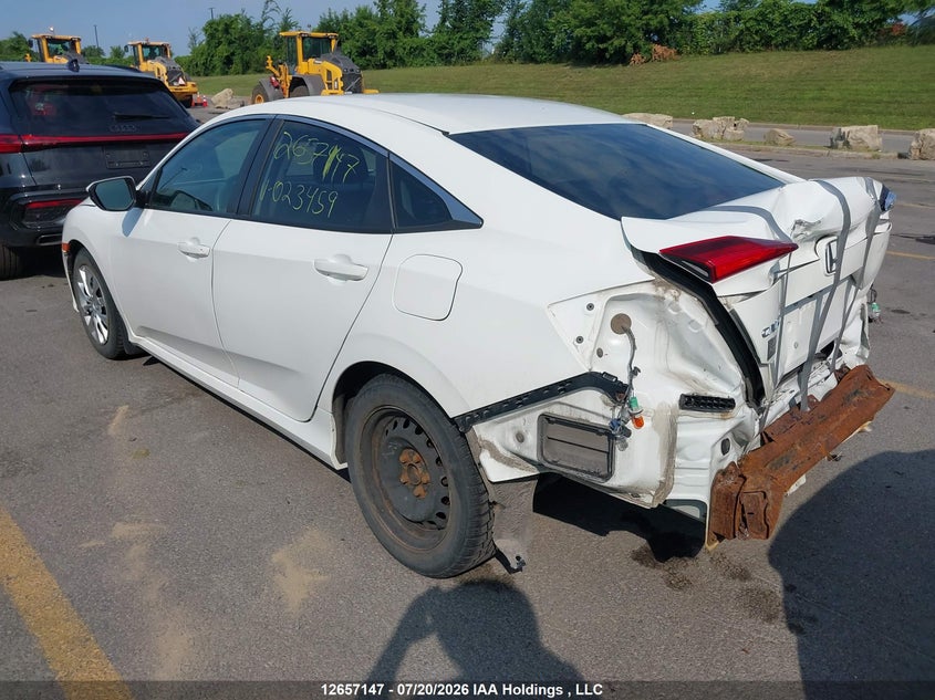 Vin: 2hgfc2e58jh023459, lot: 3059251, honda civic lx 20183