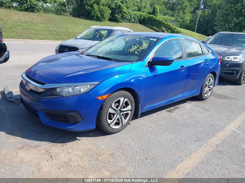 Vin: 2hgfc2f5xgh022997, lot: 3059257, honda civic lx 20162
