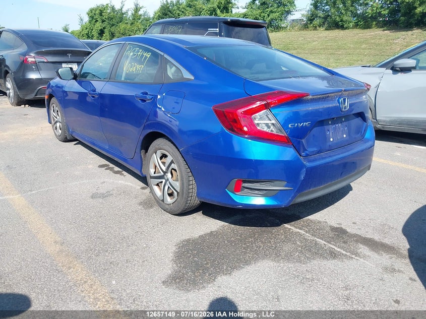 Vin: 2hgfc2f5xgh022997, lot: 3059257, honda civic lx 20163