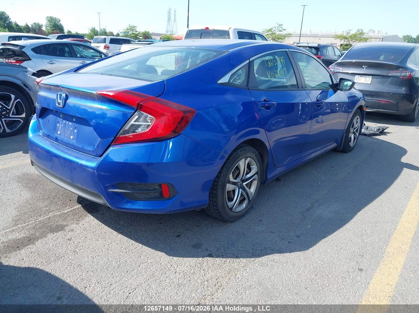 Vin: 2hgfc2f5xgh022997, lot: 3059257, honda civic lx 20164