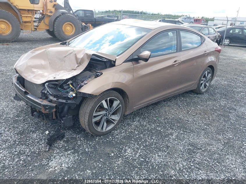 Vin: kmhdh4ah6gu554731, lot: 3059263, hyundai elantra gls 20162