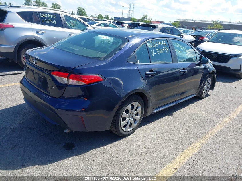Vin: 5yfbpmbexnp338734, lot: 3059275, toyota corolla le 20224