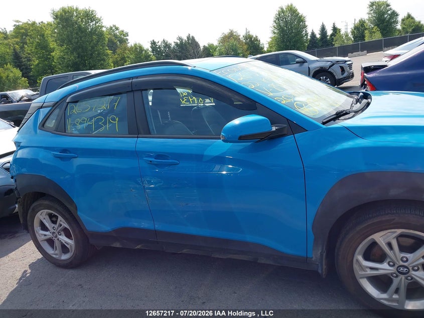 2022 Hyundai Kona Preferred Awd With Sun And Leather Package VIN: KM8K6CAB1NU894319 Lot: 12657217
