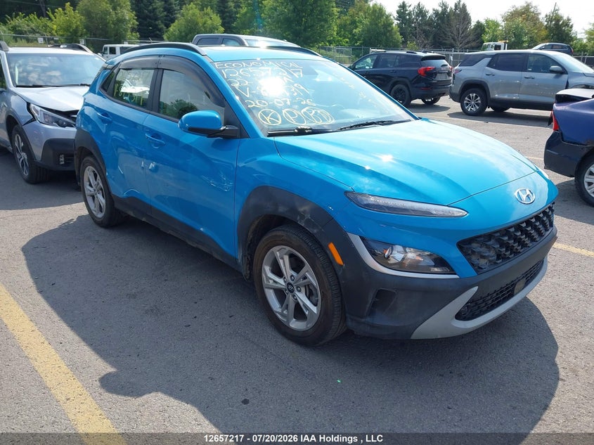 2022 Hyundai Kona Preferred Awd With Sun And Leather Package VIN: KM8K6CAB1NU894319 Lot: 12657217