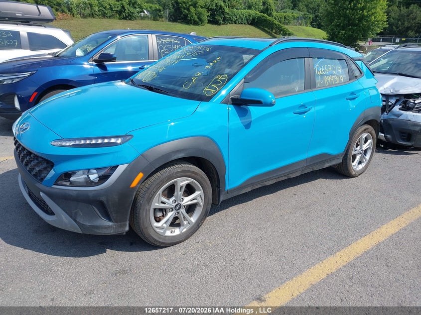 2022 Hyundai Kona Preferred Awd With Sun And Leather Package VIN: KM8K6CAB1NU894319 Lot: 12657217