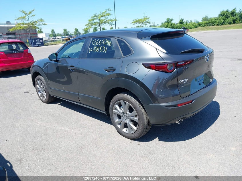 Vin: 3mvdmbcl3tm138591, lot: 3059349, mazda cx-30 gs 20263