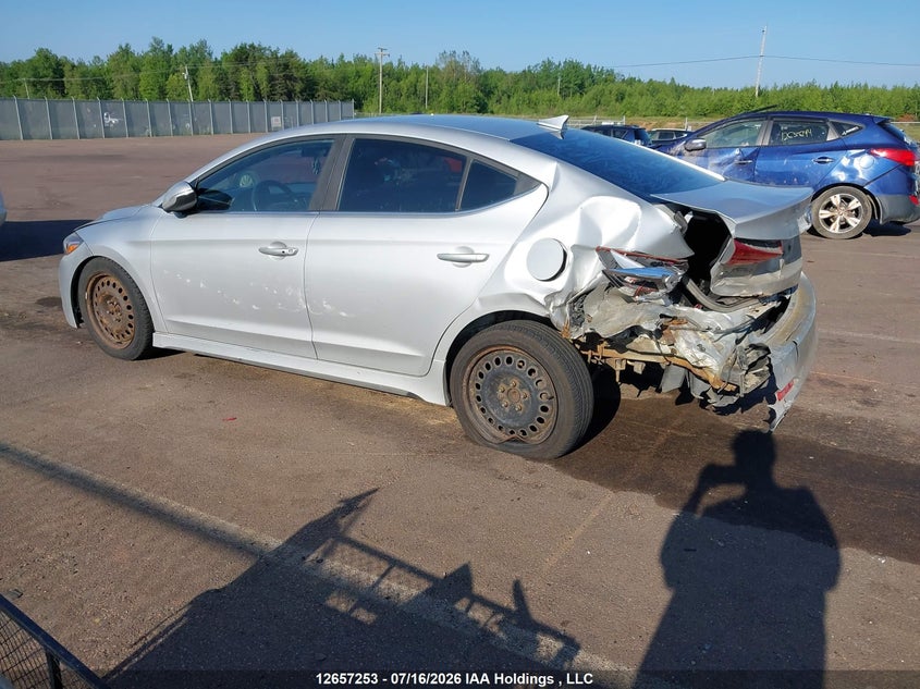 Vin: kmhd04lb5hu292301, lot: 3059362, hyundai elantra sport 20173