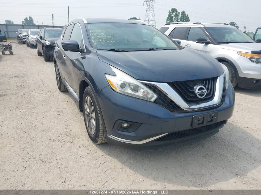 Vin: 5n1az2mh1gn122137, lot: 3059383, nissan murano s/sl/sv/platinum 2016 img_1