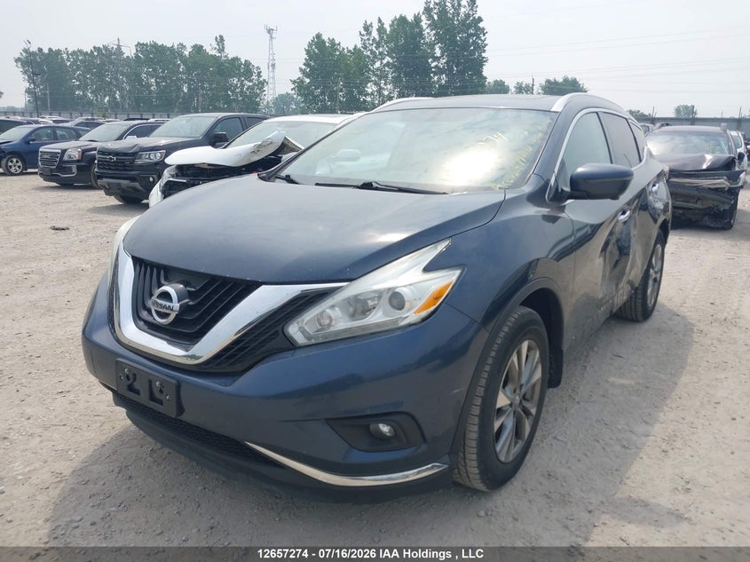 Vin: 5n1az2mh1gn122137, lot: 3059383, nissan murano s/sl/sv/platinum 20162