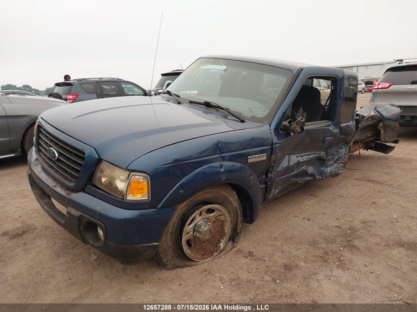2008 Ford Ranger, Left Side, IAAI, VIN 1FTYR44U28PB09267 — photo 2