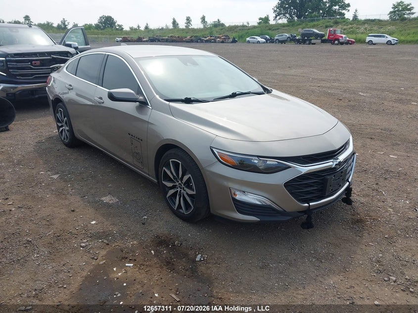 2022 Chevrolet Malibu Rs, Rear, IAAI, VIN 1G1ZG5ST3NF194429