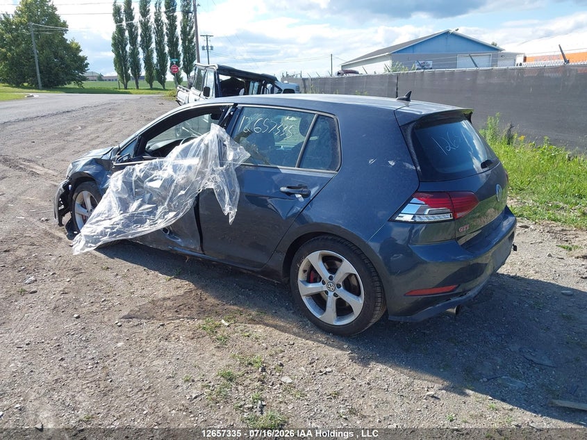 Vin: 3vw5t7auxkm011138, lot: 3059444, volkswagen golf gti 5-door/5-door autobahn/5-door rabbit 20193