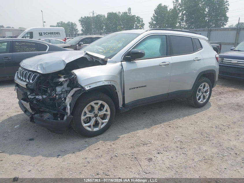 2025 JEEP COMPASS SPORT UTILITY VEHICLE 2.0L I-4 DI, DOHC, VVT, TURBO, 200HP