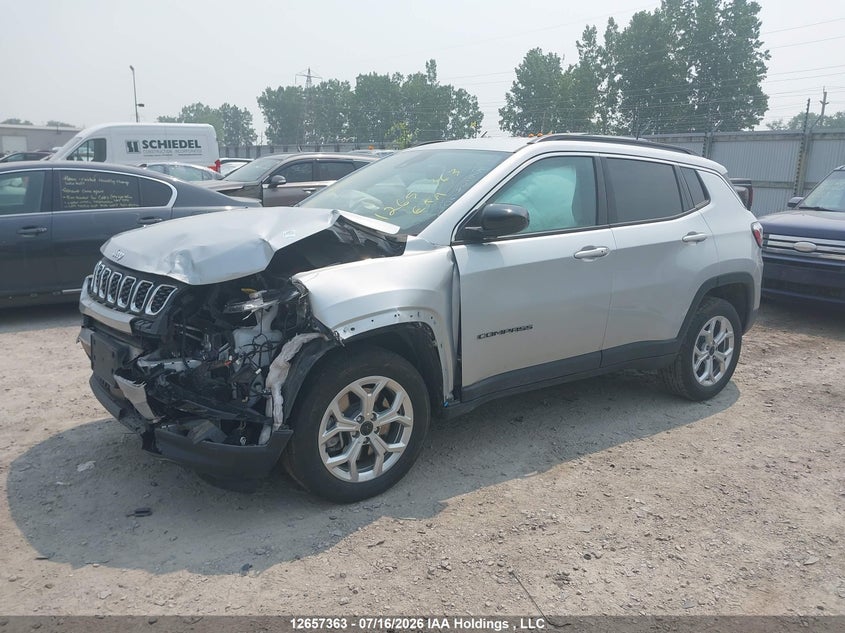 2025 JEEP COMPASS SPORT UTILITY VEHICLE 2.0L I-4 DI, DOHC, VVT, TURBO, 200HP