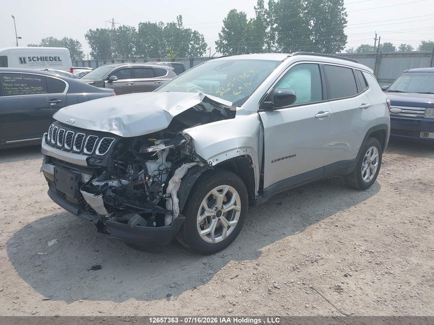 2025 JEEP COMPASS SPORT UTILITY VEHICLE 2.0L I-4 DI, DOHC, VVT, TURBO, 200HP