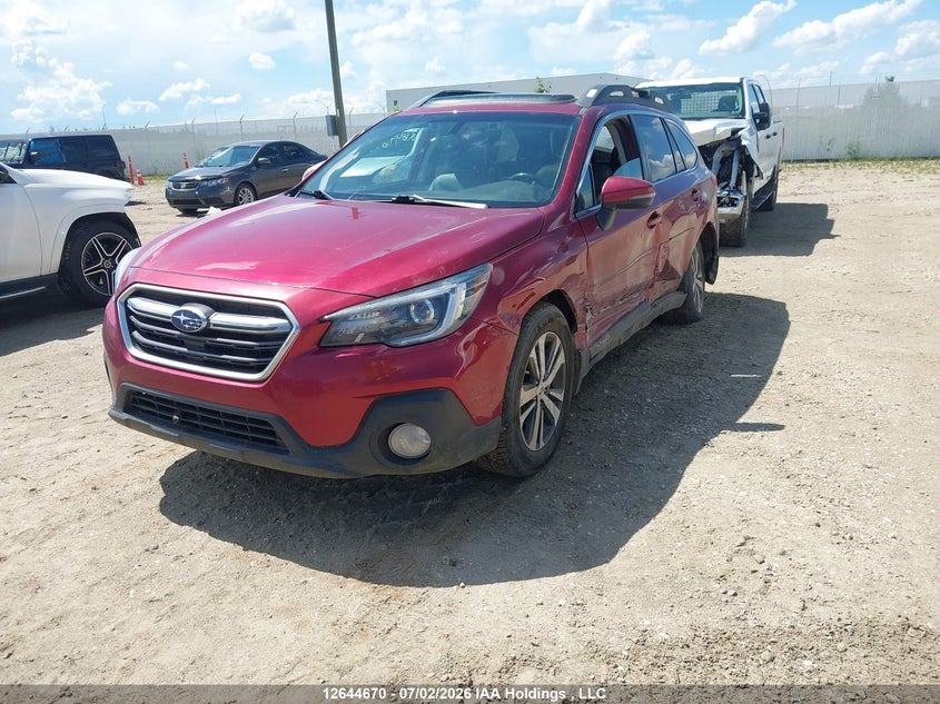 2018 Subaru Outback, Удар спереди, IAAI, VIN 4S4BSDNC3J3299489 — фото 2